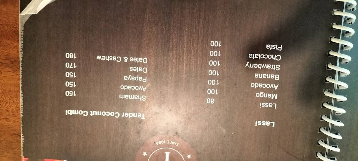 Achayan's Restaurant, Thodupuzha menu