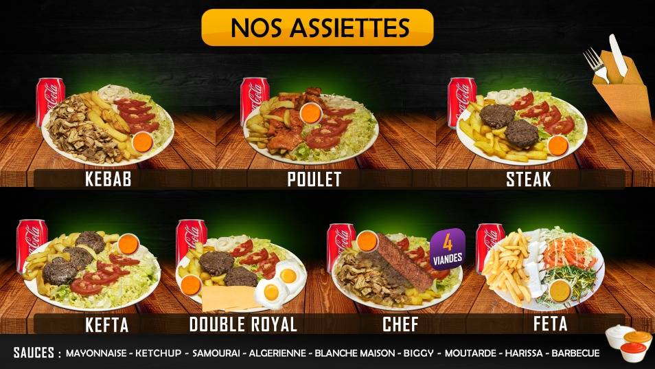 Menu de Ad King