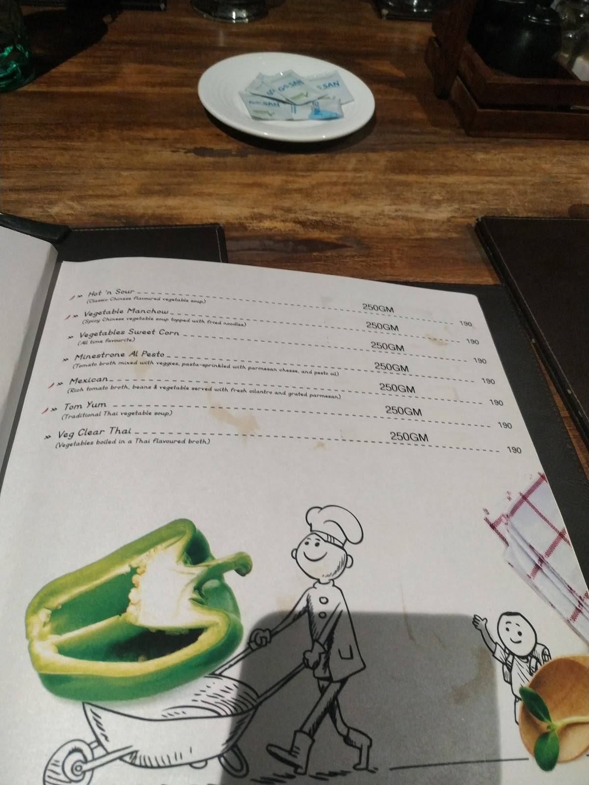 Brick Kitchen Restaurant menu