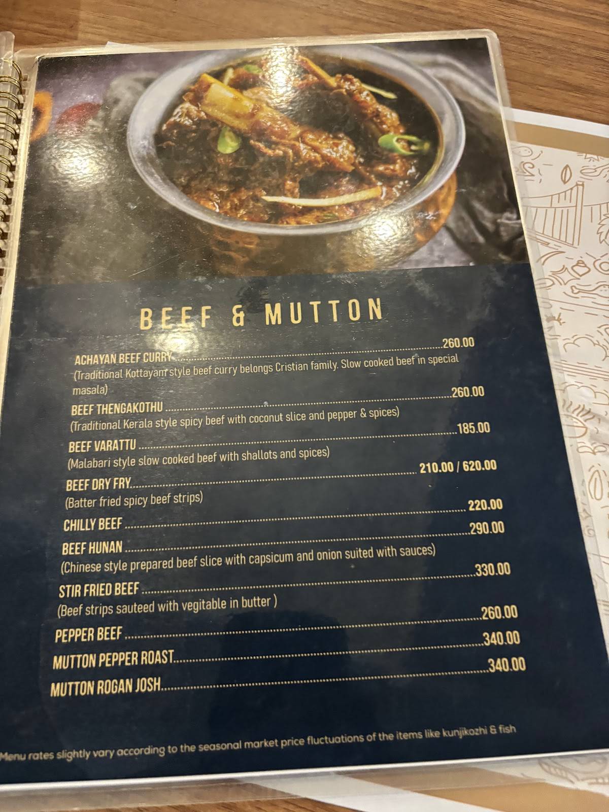 Airlines Celestial Family Restaurant menu