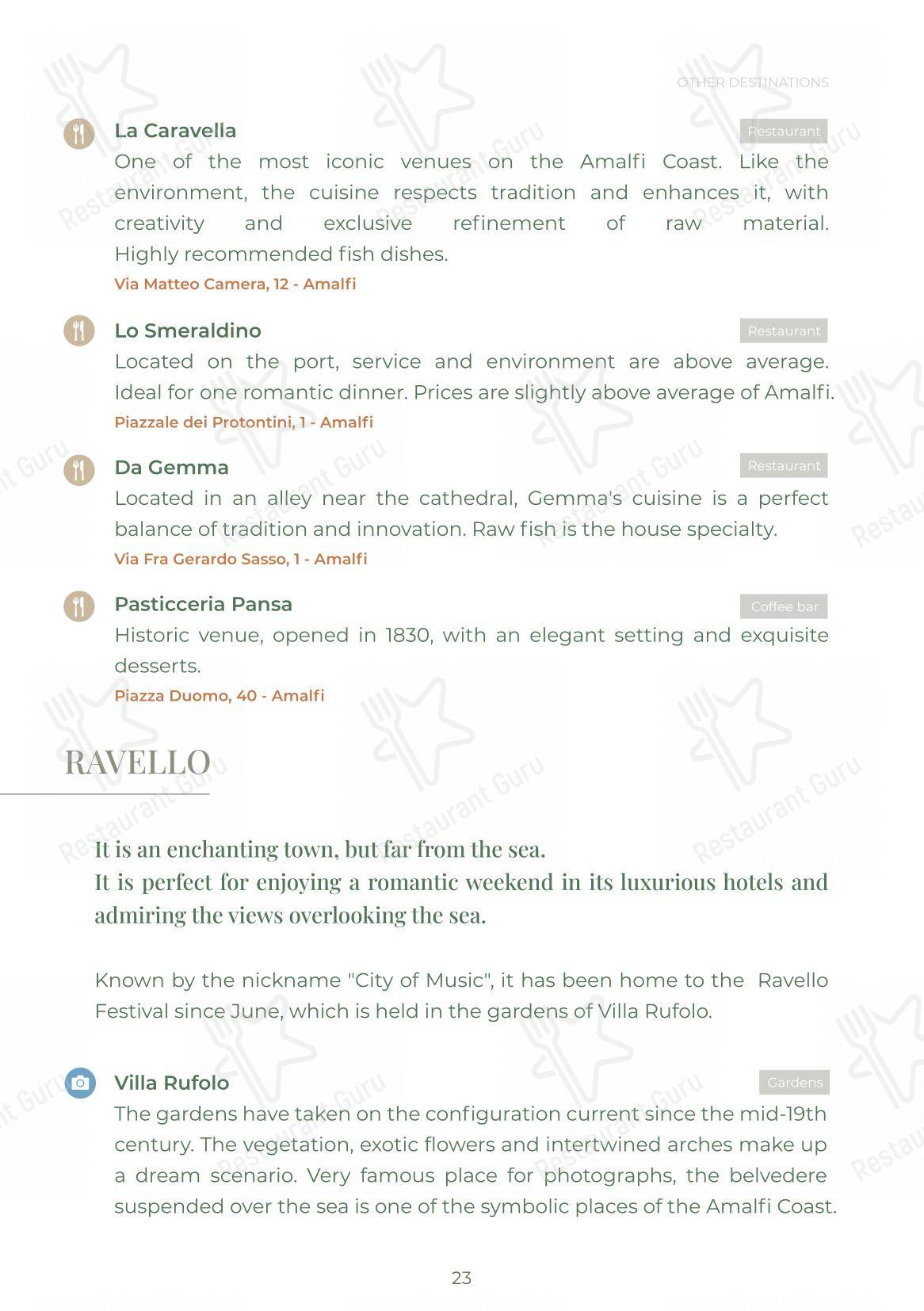 Menu di Al Palazzo - Menu