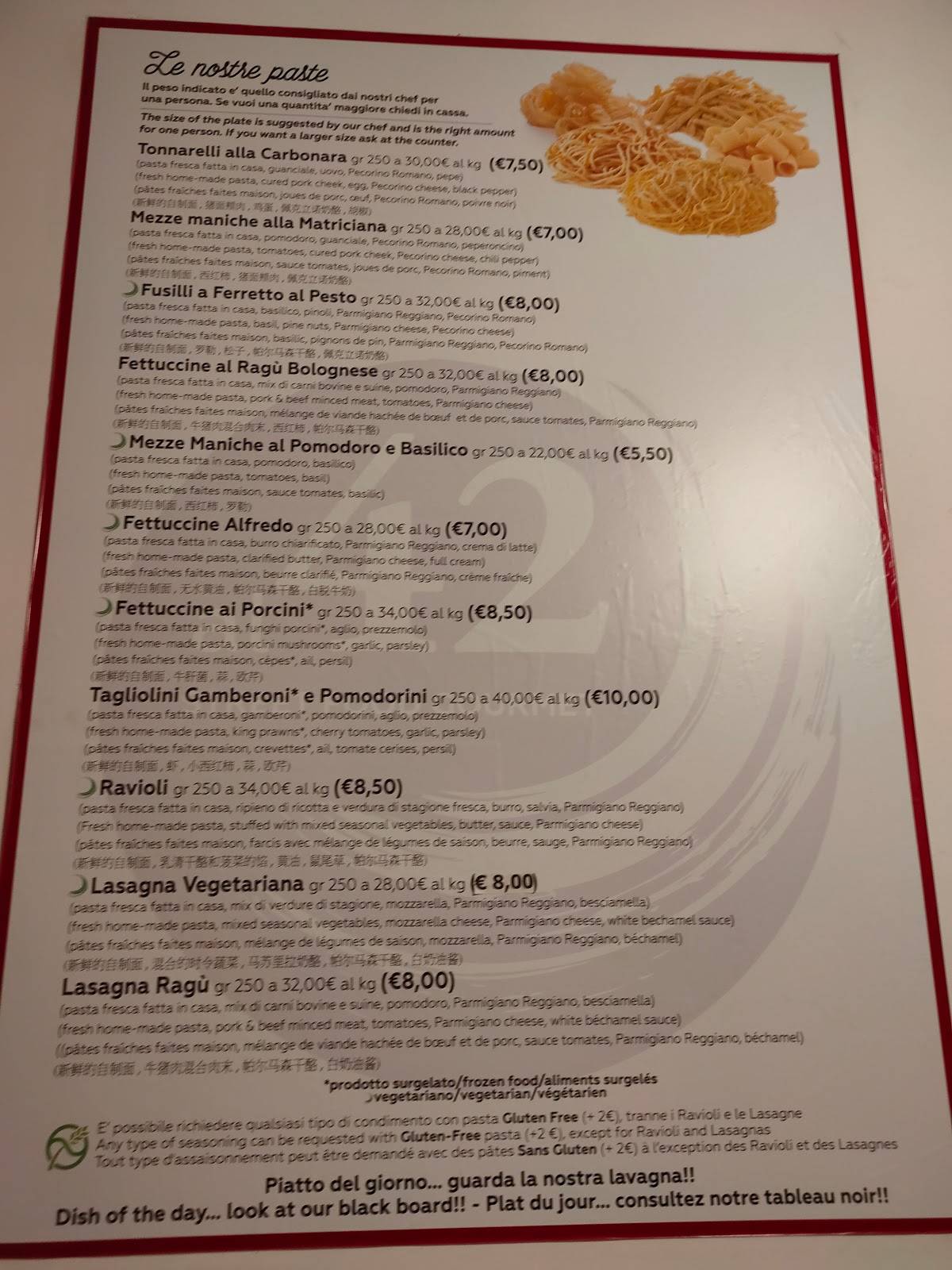 Menu di Al42 by Pasta Chef Rione S.Angelo 