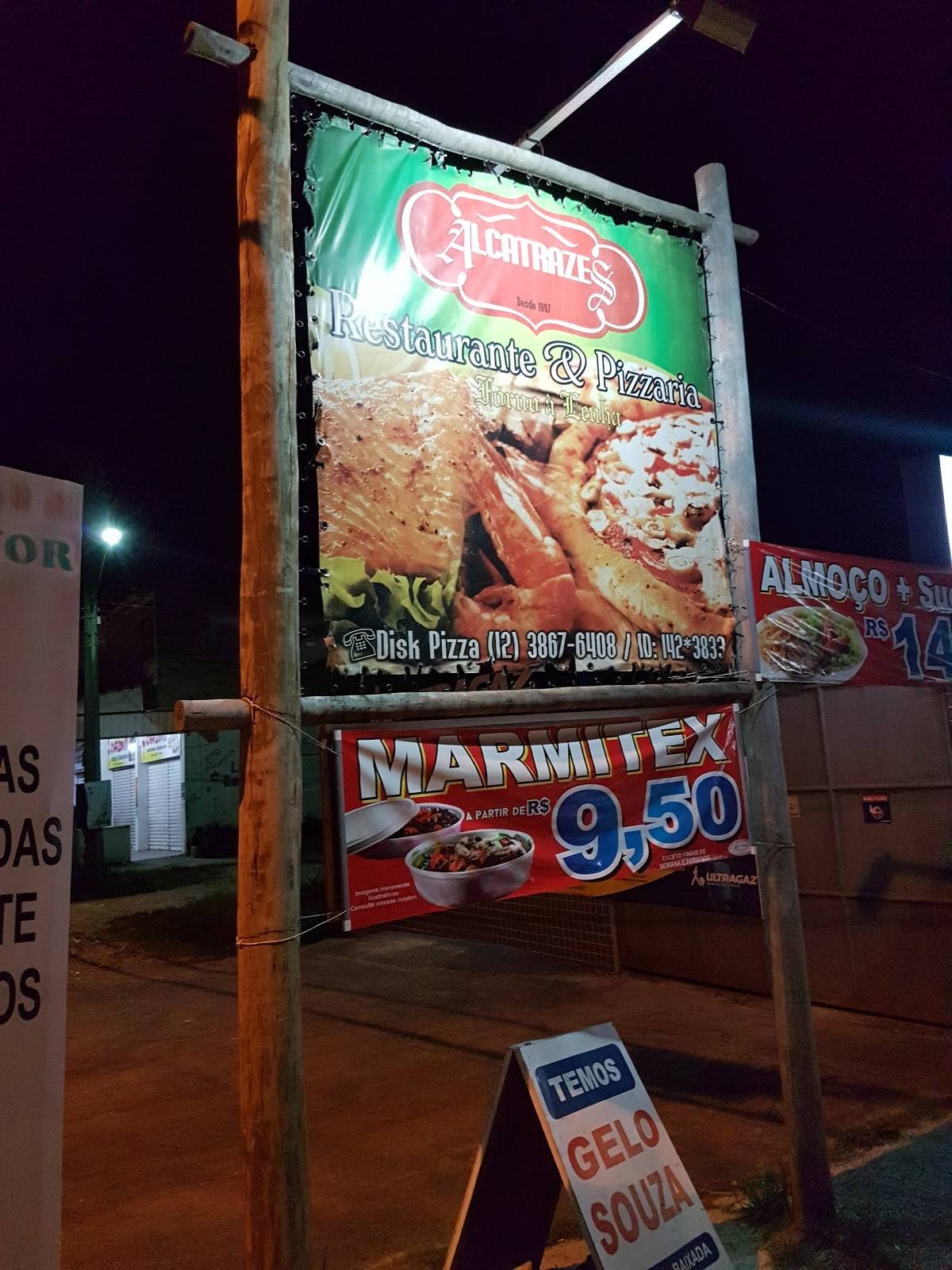Alcatrazes Restaurante e Pizzaria cardápio