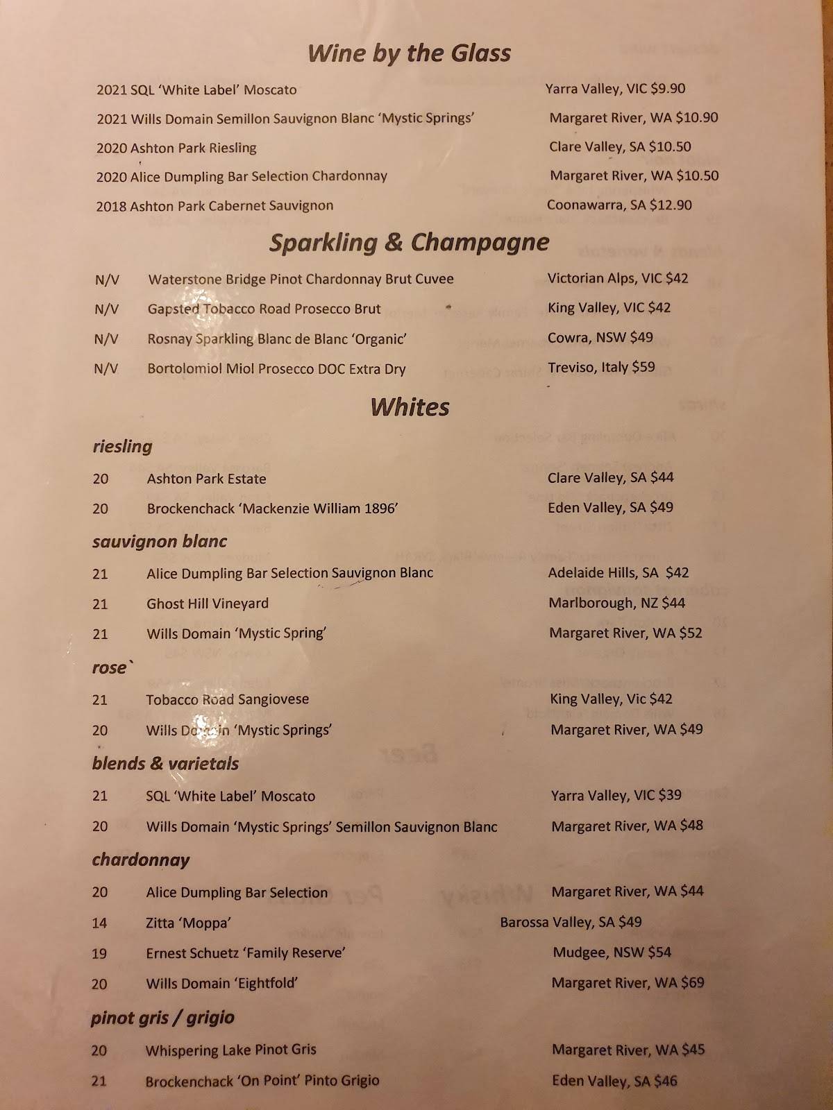 menu-at-alice-dumpling-bar-manly