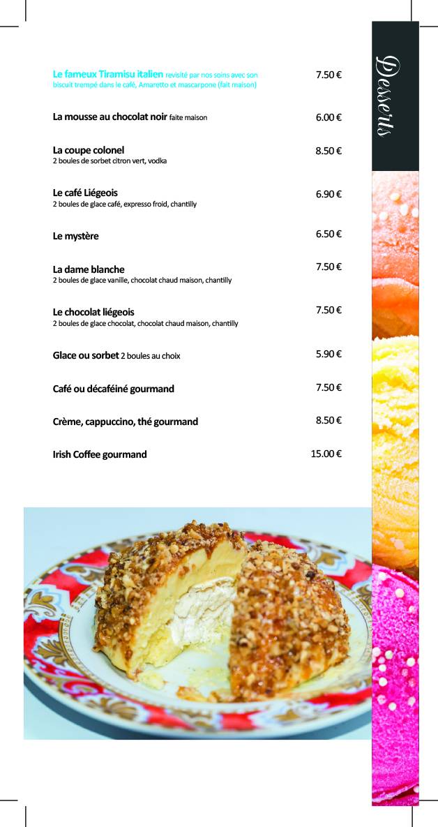 Menu de Alicia Restaurant