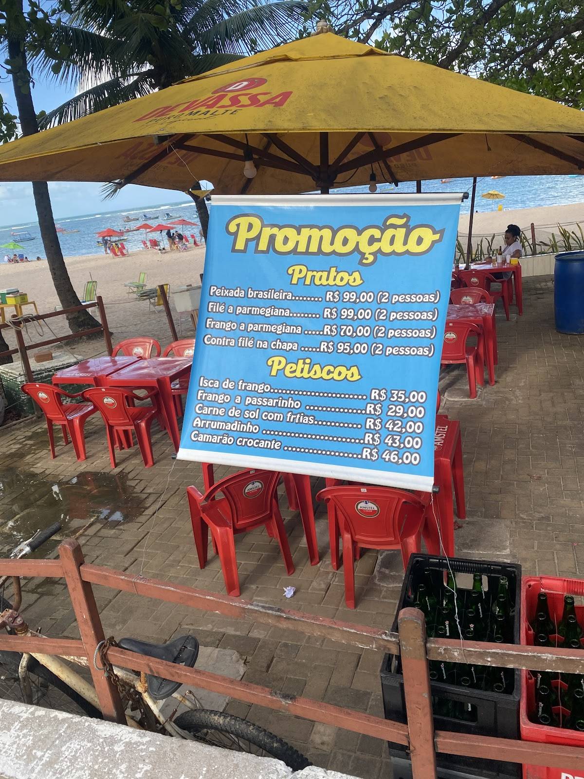 Amendoeiras cardápio