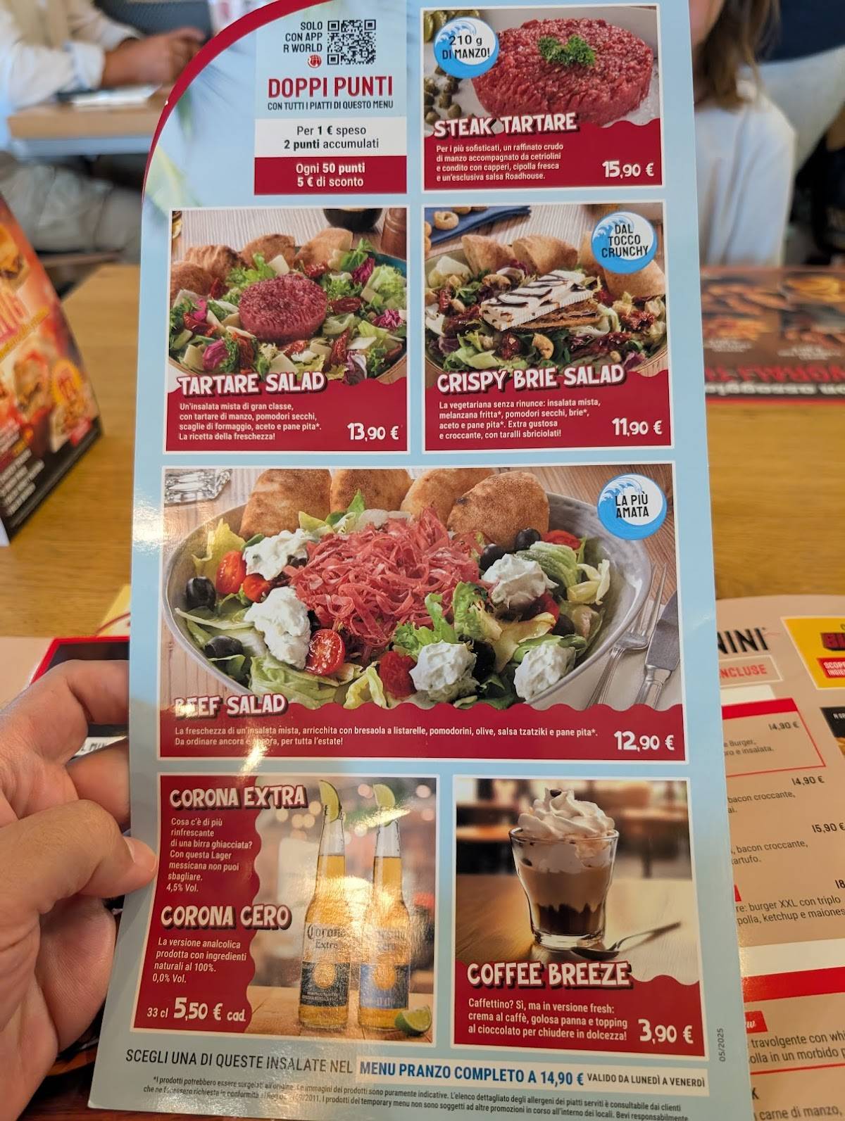 Menu di Roadhouse Restaurant Aosta 