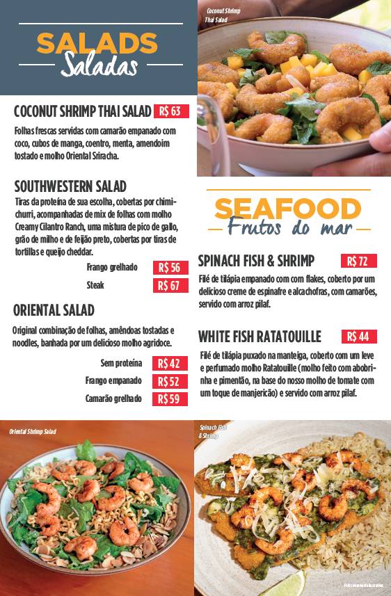 Applebee's - American Grill + Bar cardápio