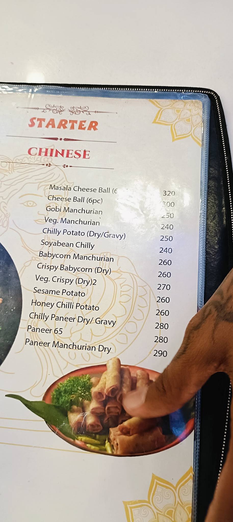 Dwarka Pure Veg Restaurant Goa menu