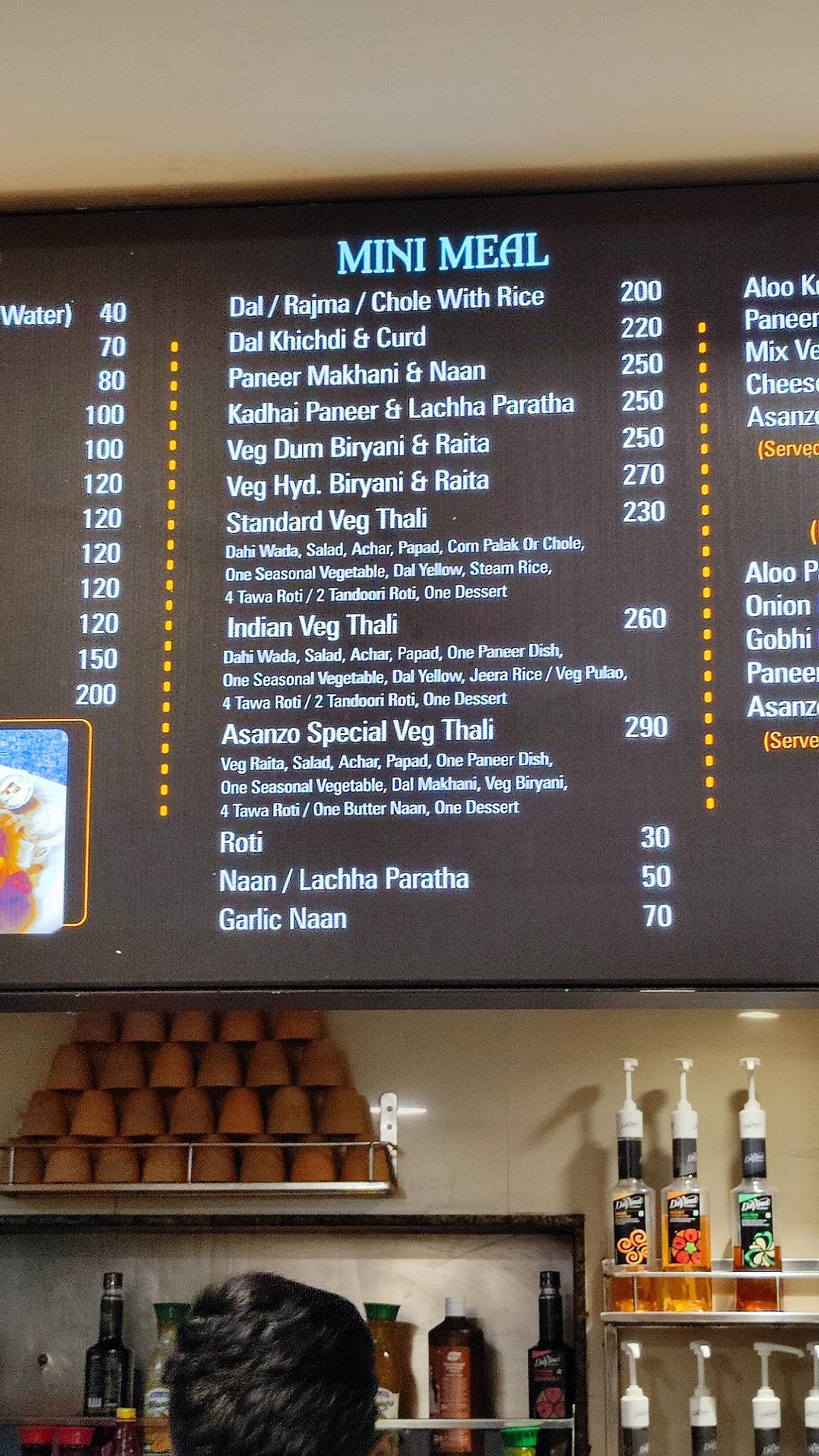 Asanzo Fast Food Restaurant (Pure Veg) menu
