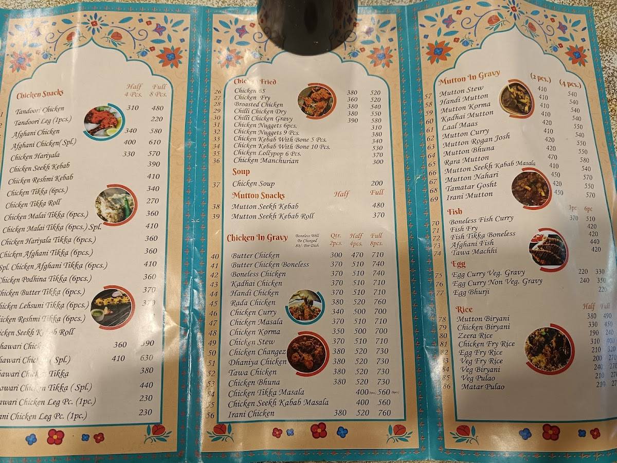 Asfi's Lick-A-Chick malviya nagar menu