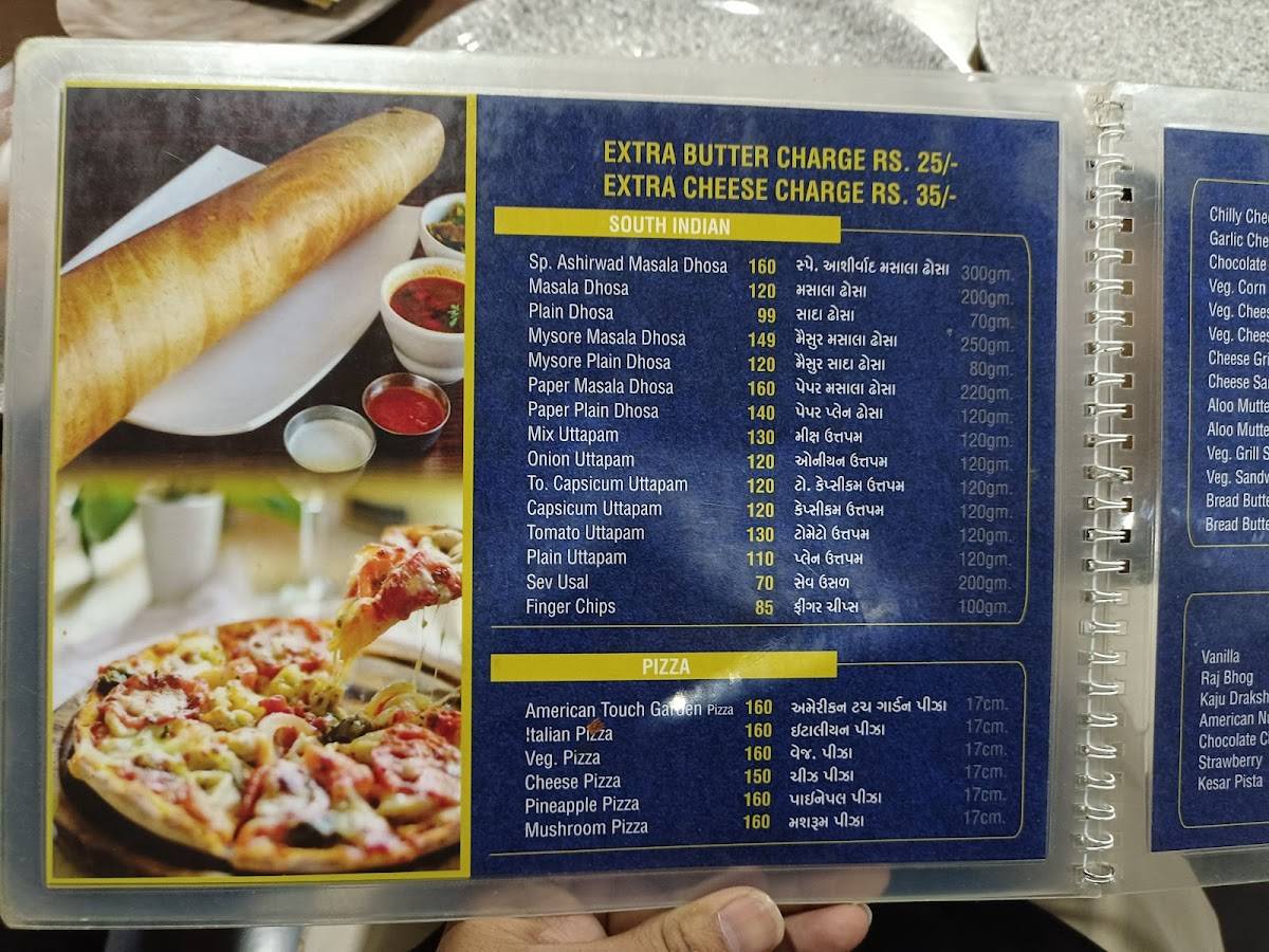 Ashirwad Restaurant menu