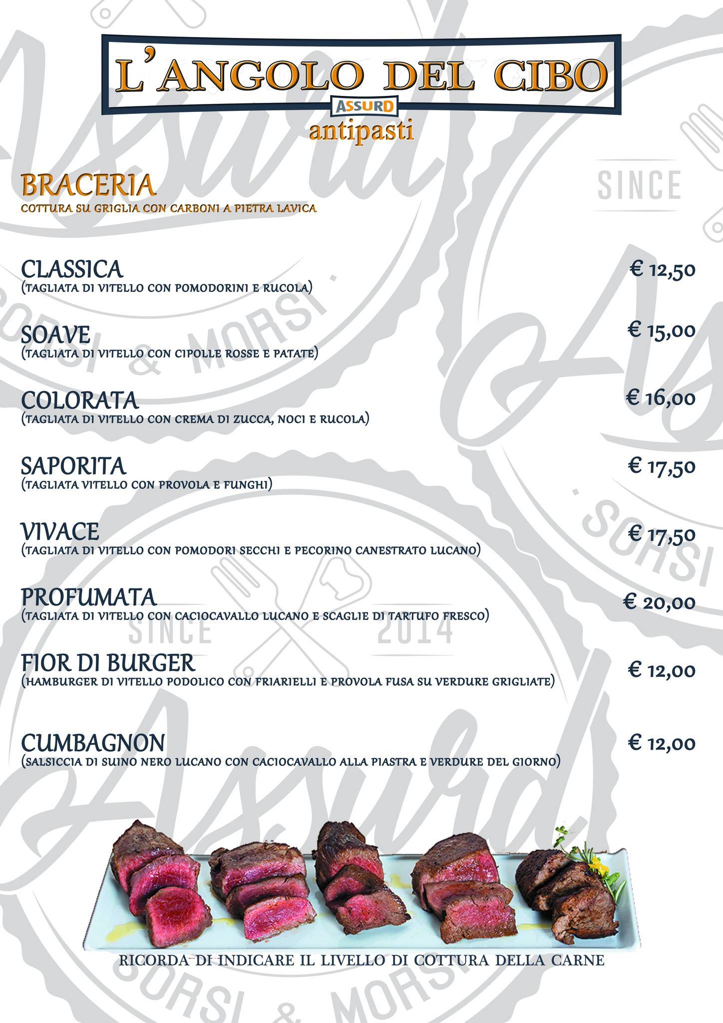 Menu di Assurd 