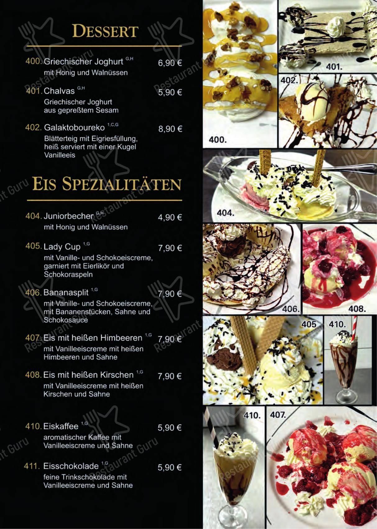 Atlantis Restaurant dans Radebeul - Menu