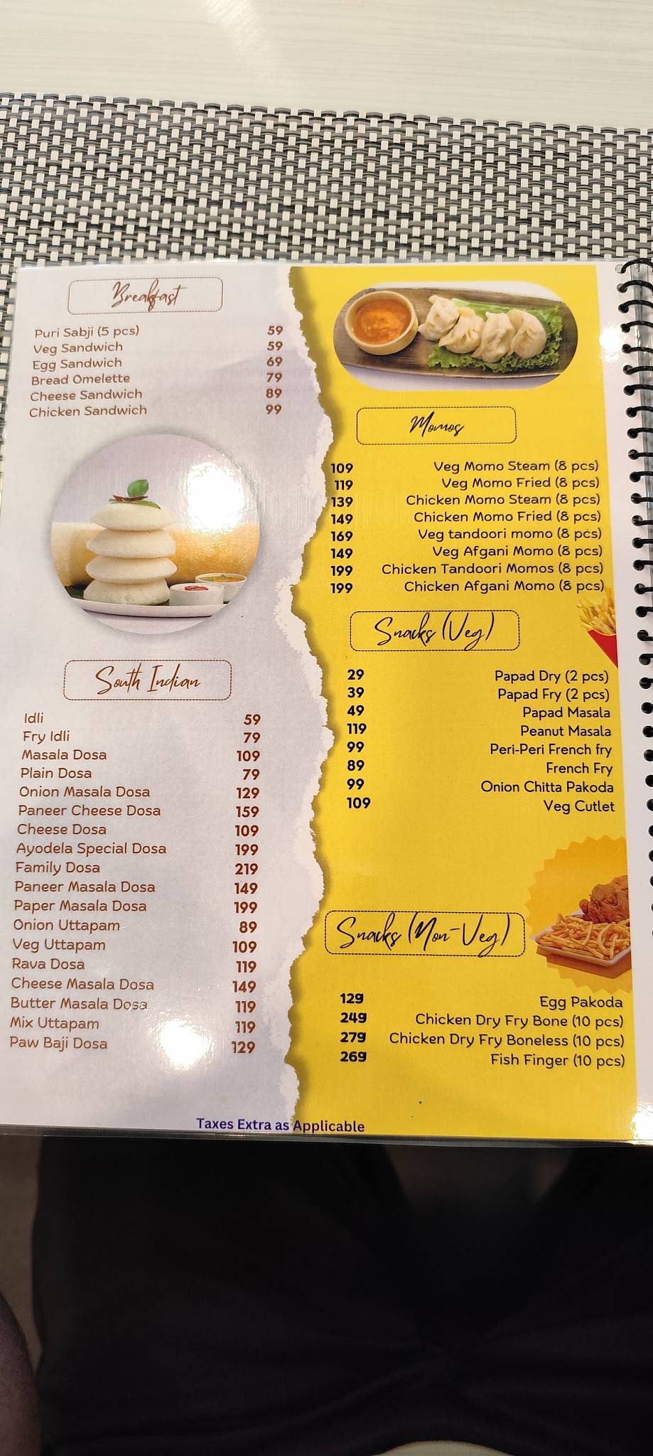 Ayodela Family Restaurant menu