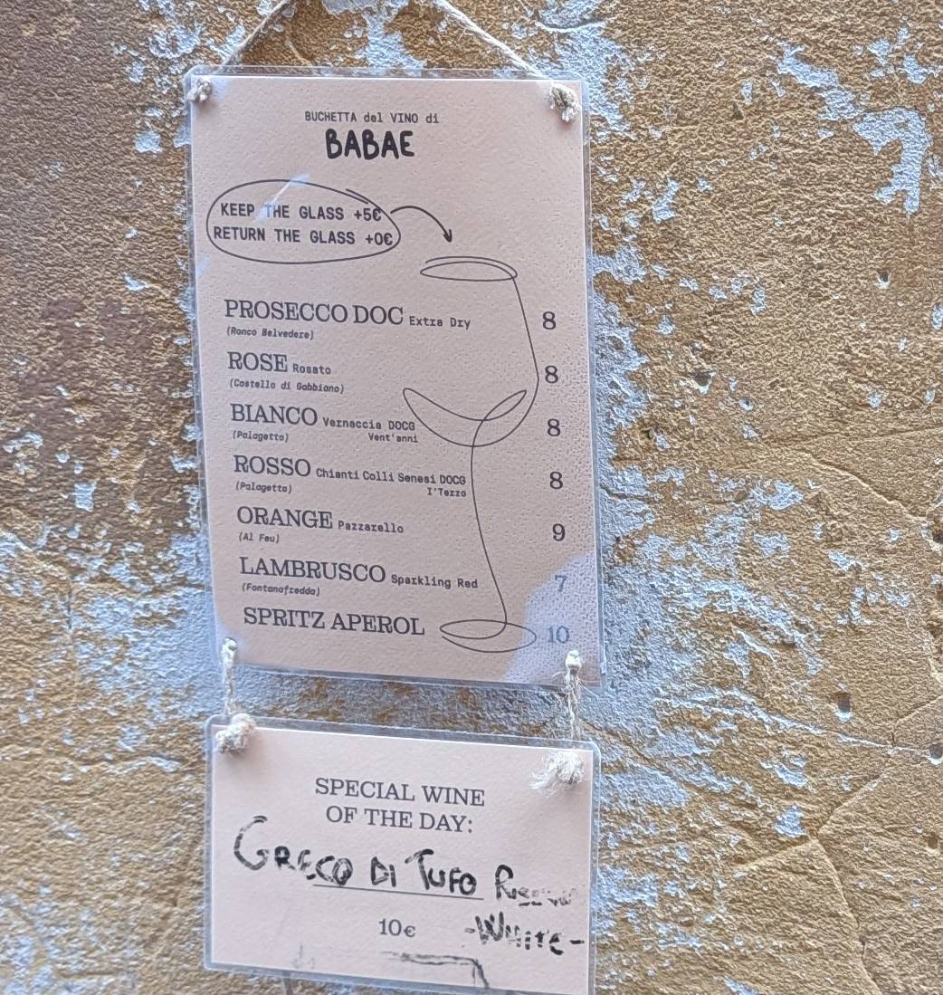 Menu di Babae 