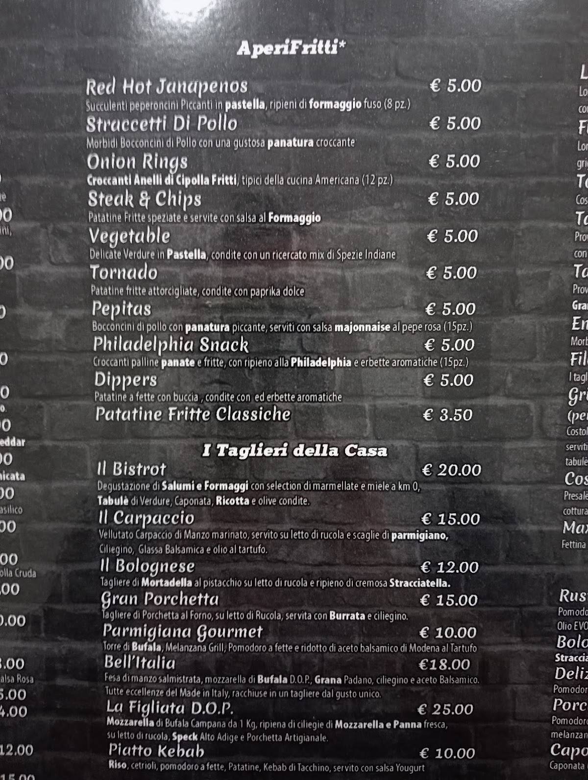 Menu di Scialu - Officina Del Gusto 