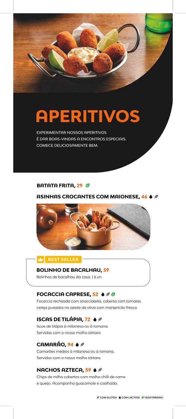 Babilônia Gastronomia cardápio