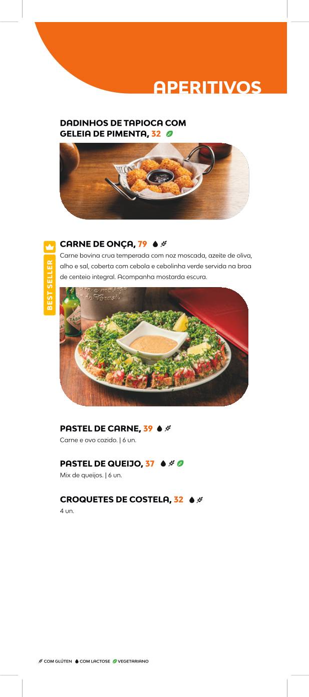 Babilônia Gastronomia cardápio