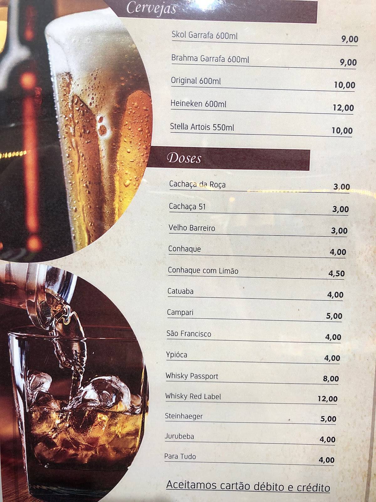 Babilônia Pães e Doces cardápio