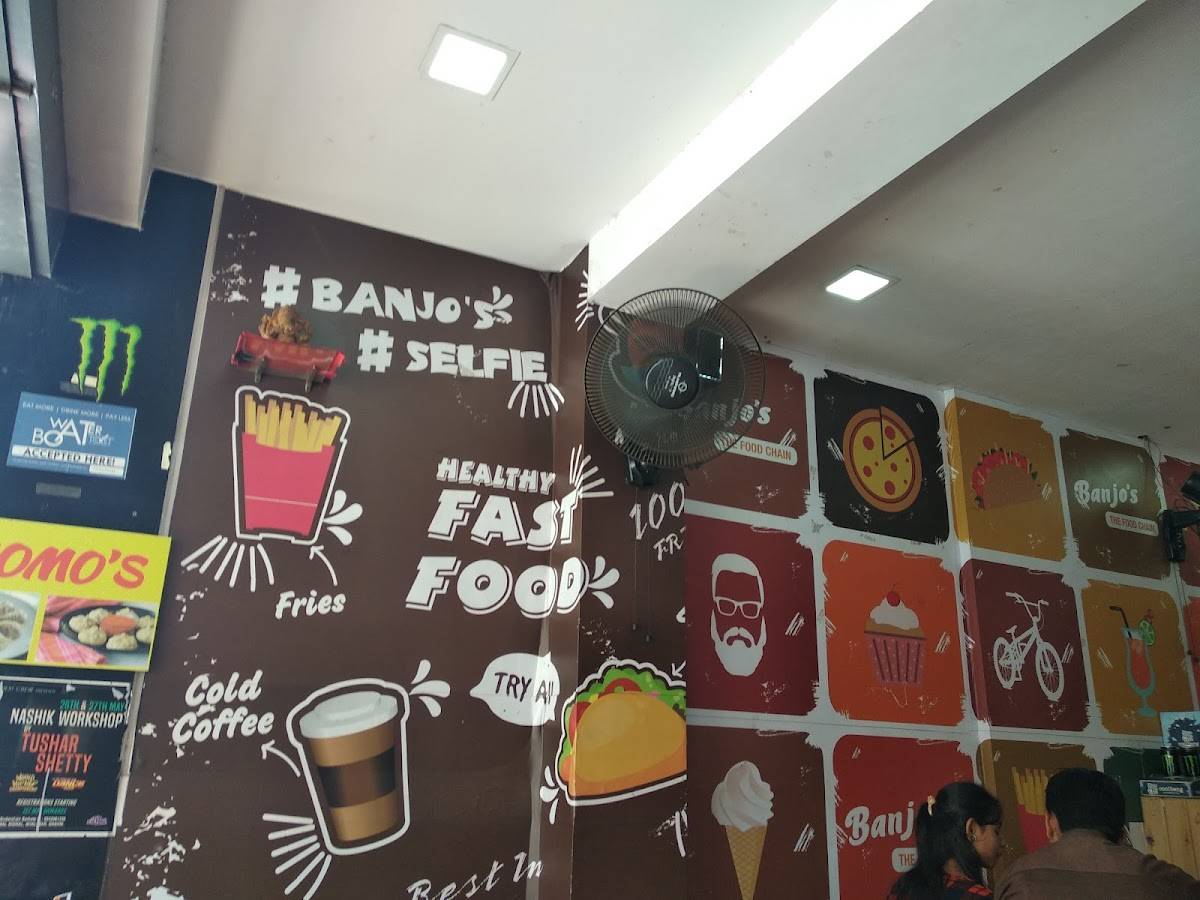 Menu at Banjo's The Food Chain Best fast food in nashik Pizza Burger