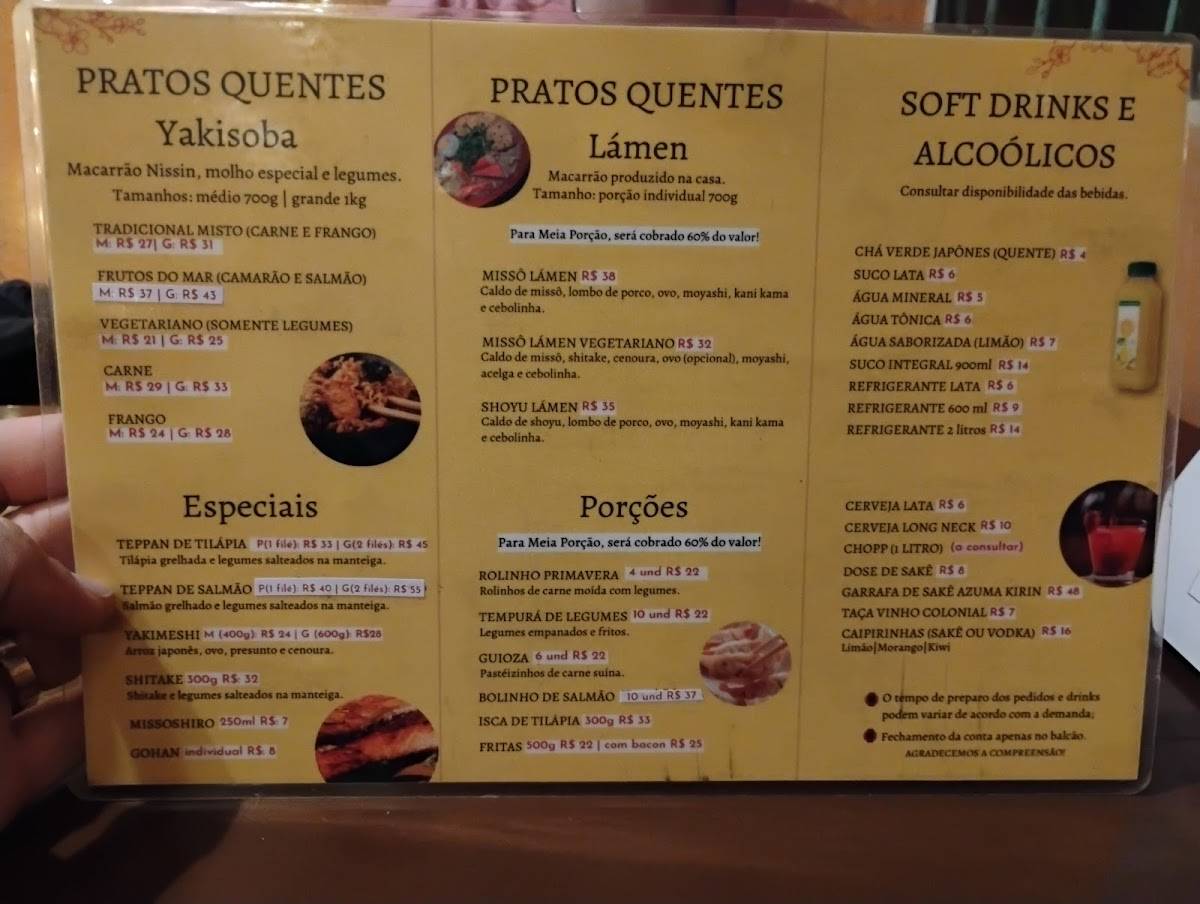 Banzai Sushi Bar & Delivery cardápio