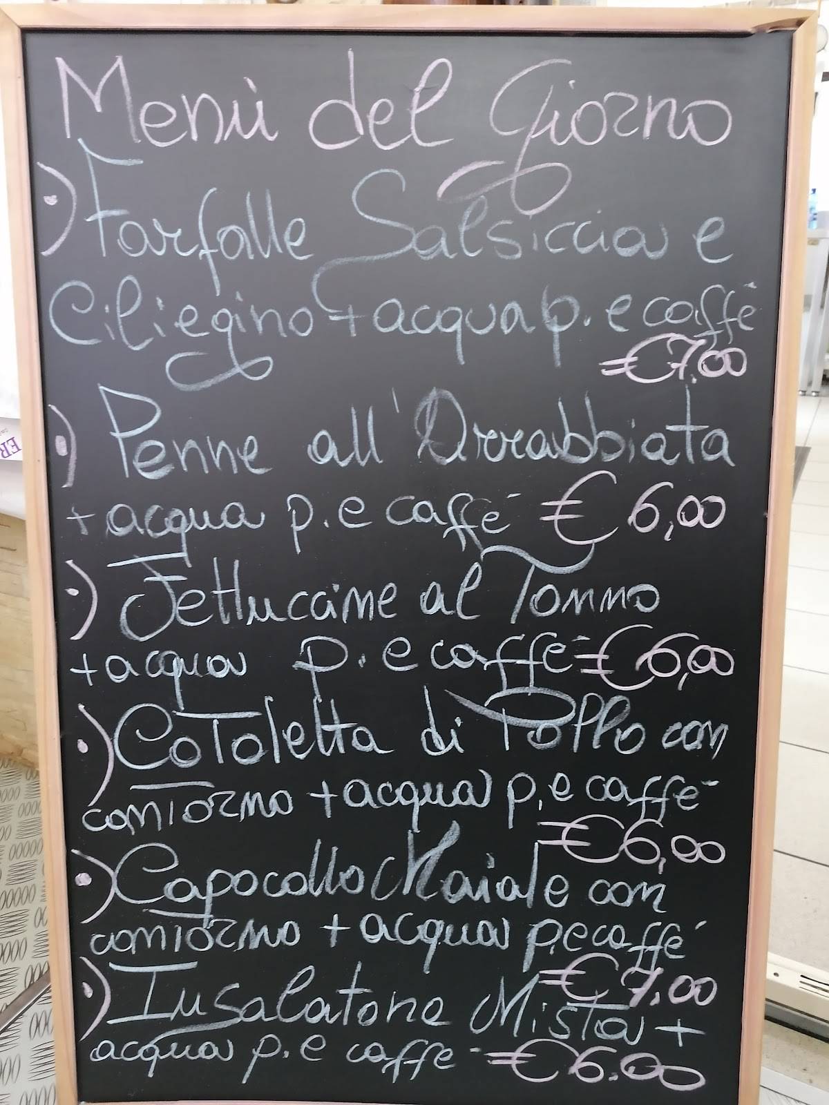 Menu di Bar Eracles 