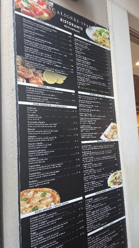 Menu di Bar Ristorante Scaligeri 