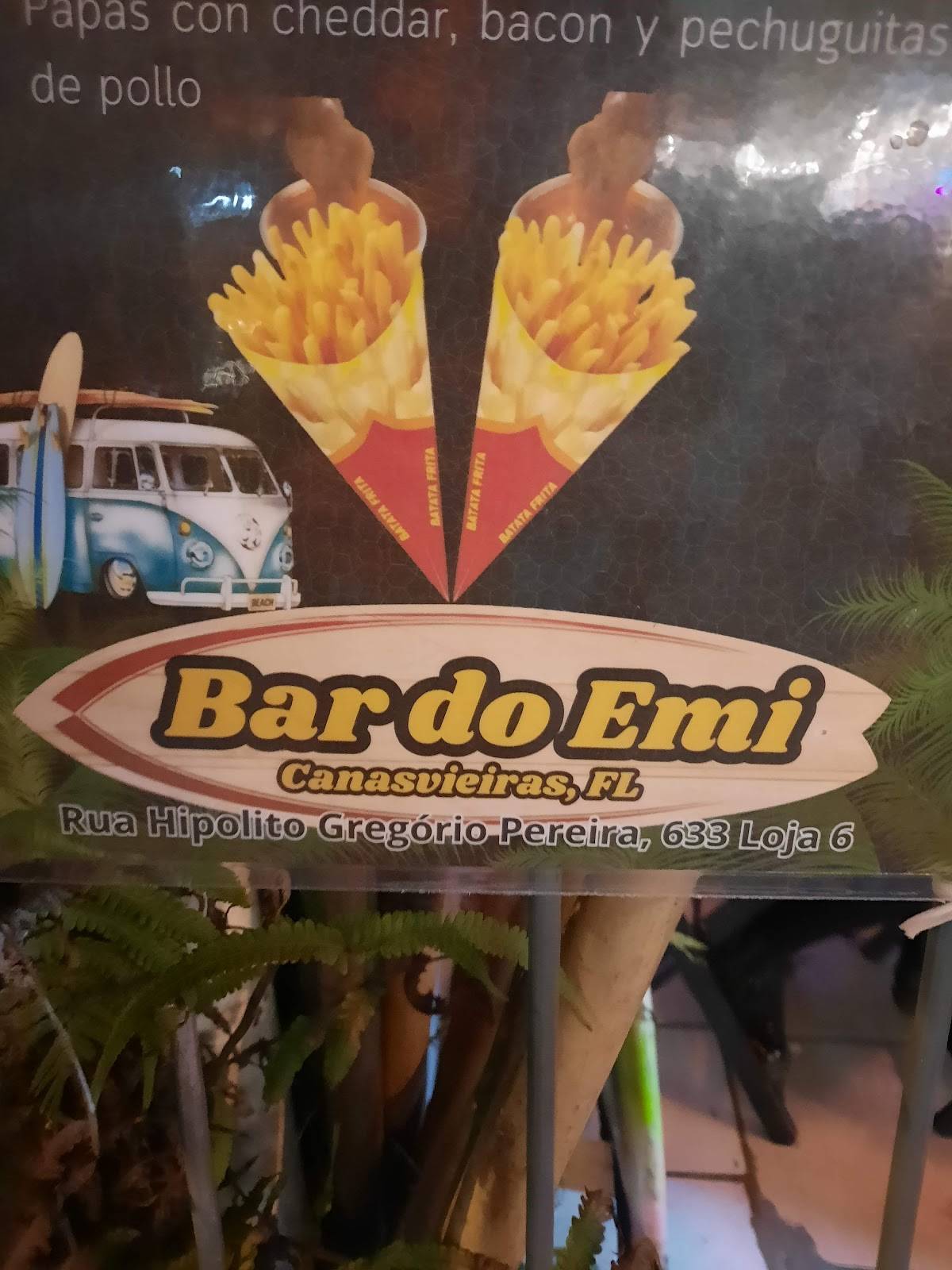 Bar do Emi cardápio