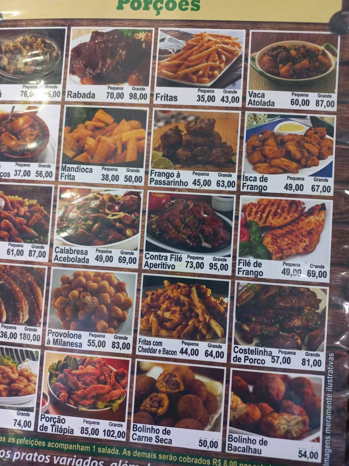 Bar Do Jabá Ii cardápio