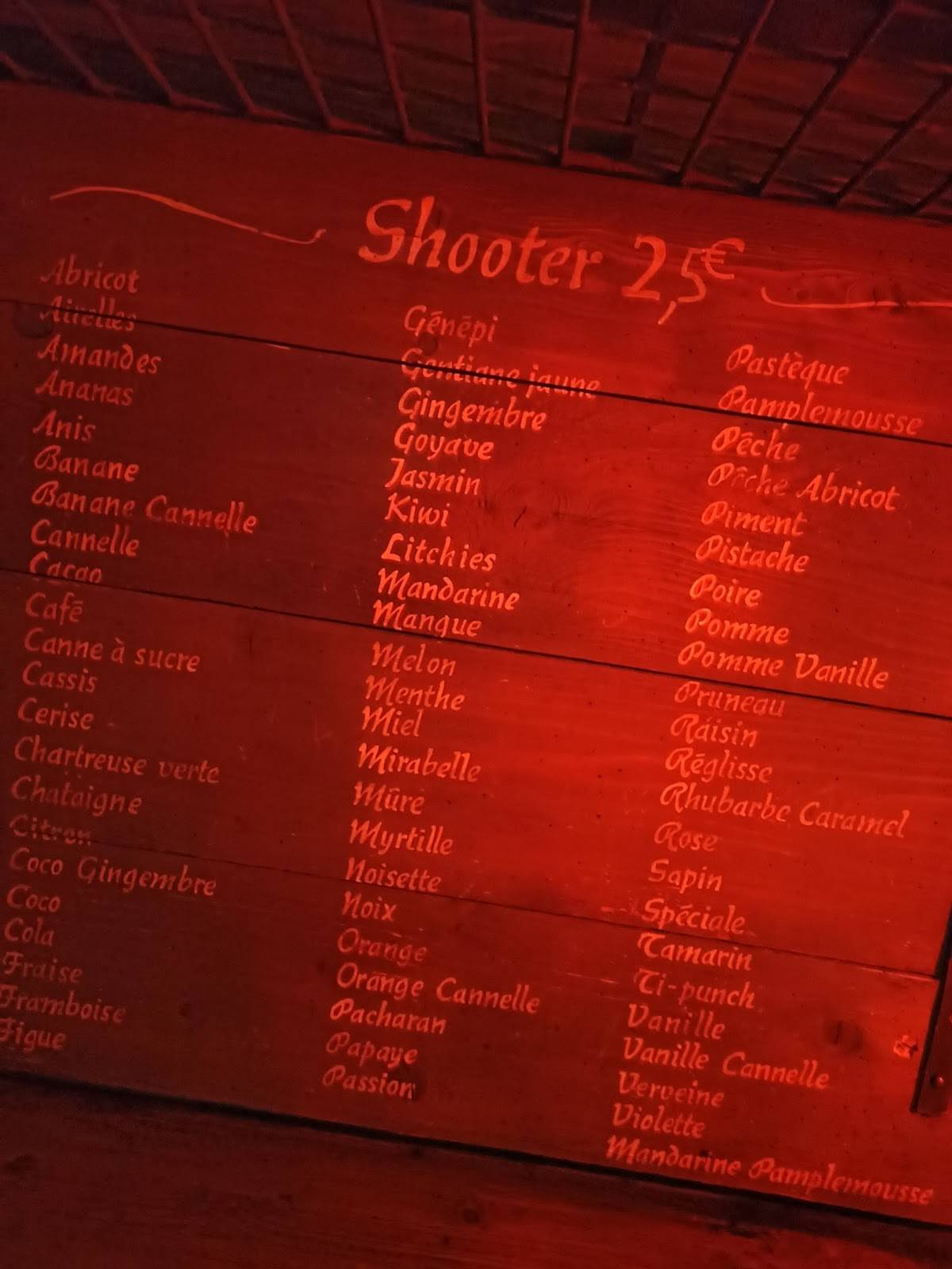 Menu de Barberousse