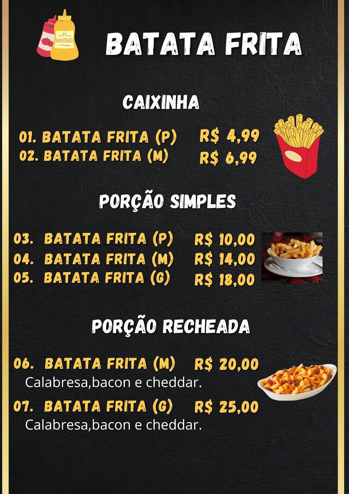 Hot-Dog Barcellos cardápio