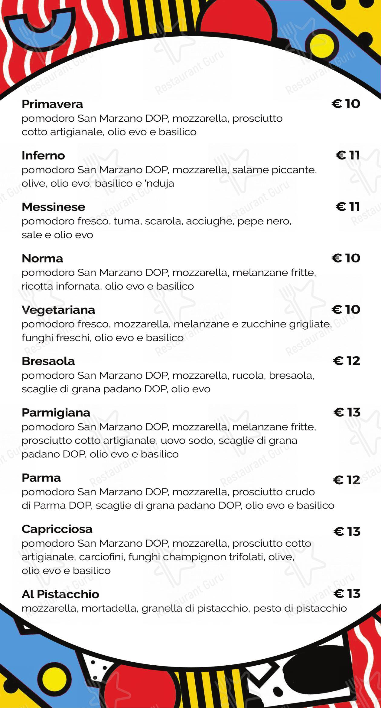Menu di Barrracuda - Menu
