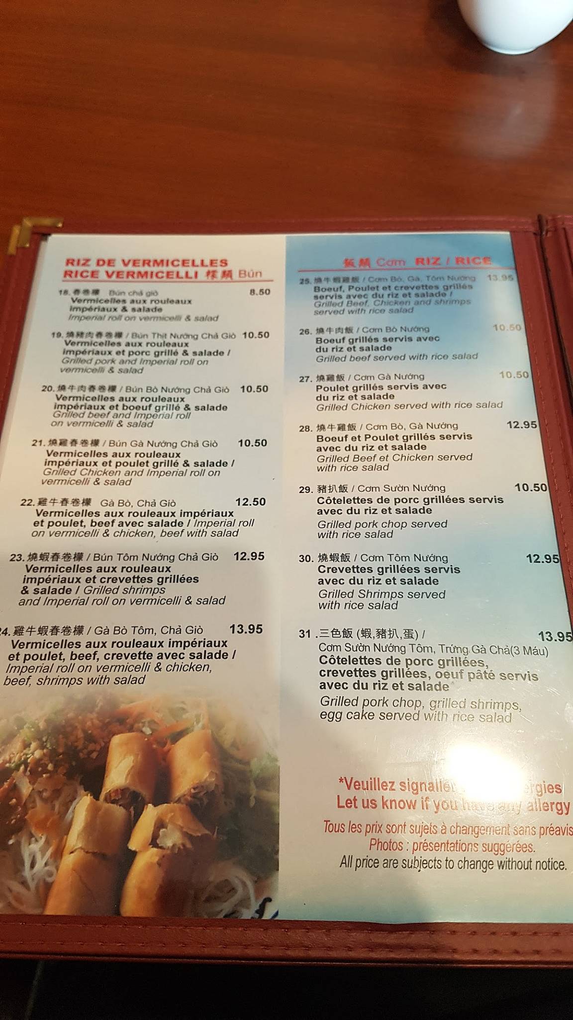Menu at Bbq Express, Montréal