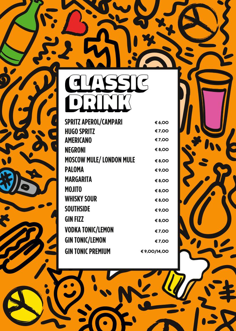 Menu di Beer Condicio 