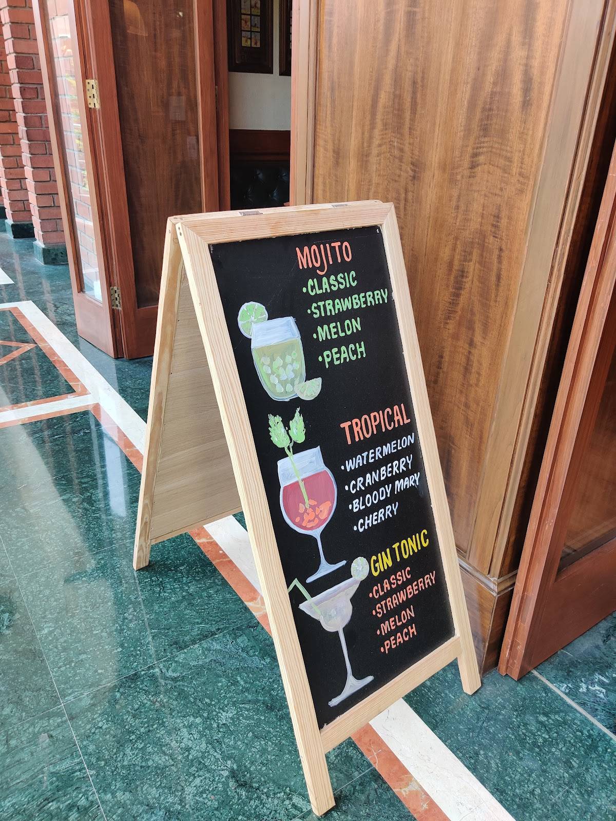 Jeff's menu