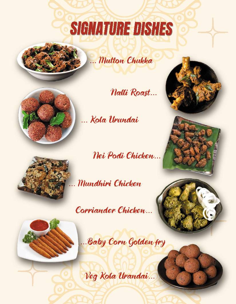 Maduravanam - Taste of Madurai menu