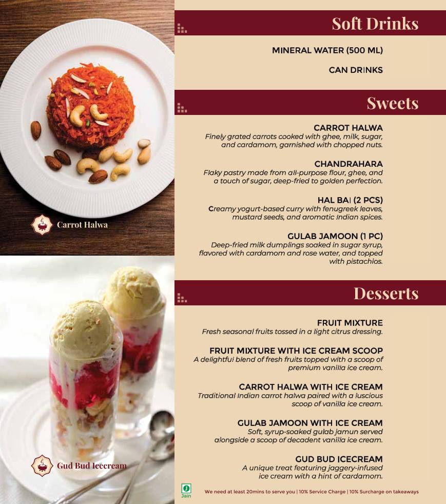 Paakashala @ Dickenson Road Veg Restaurants in Dickenson Road menu