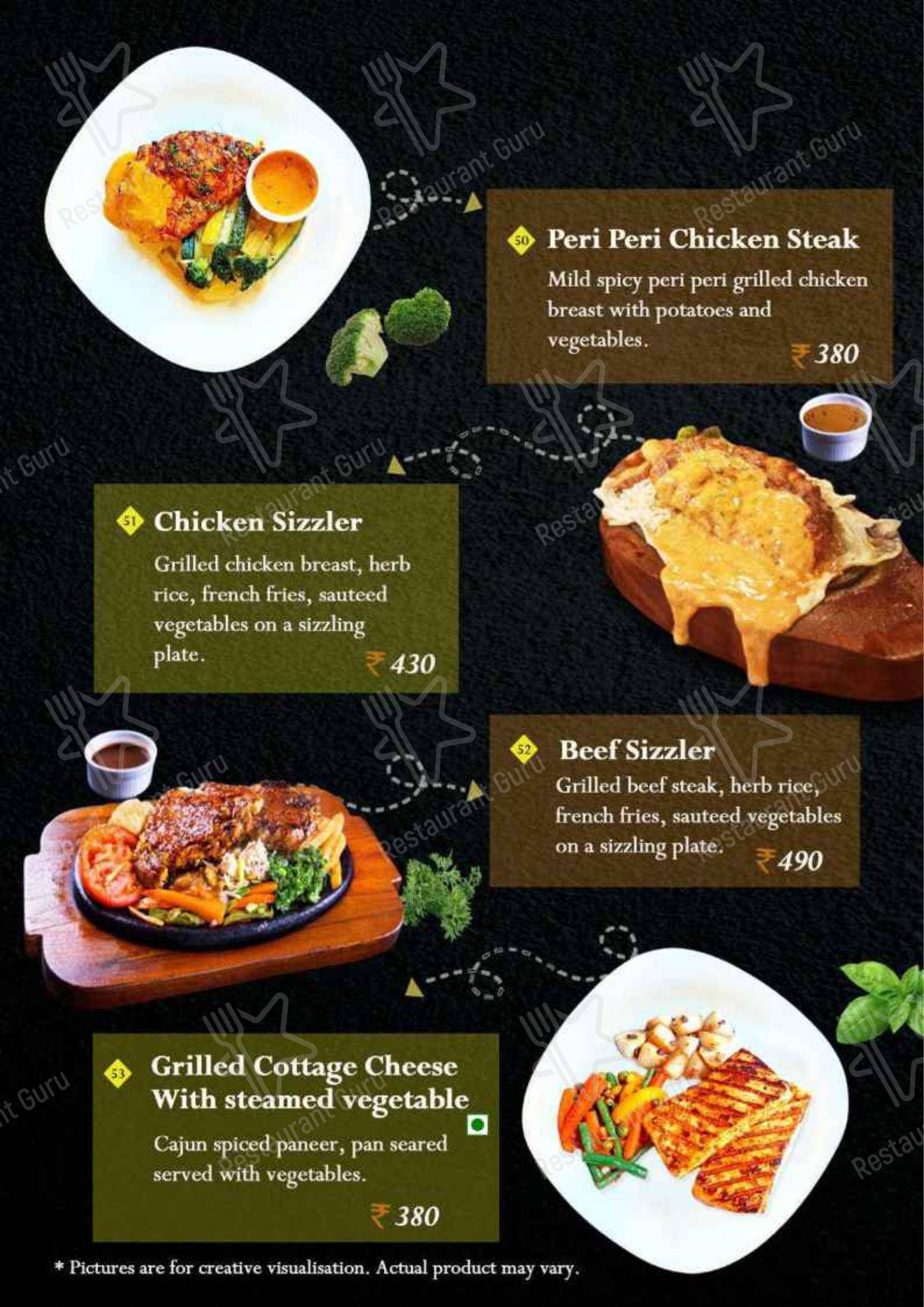 Коктейльная карта for the Besto Bakes Cakes Cafe cafe