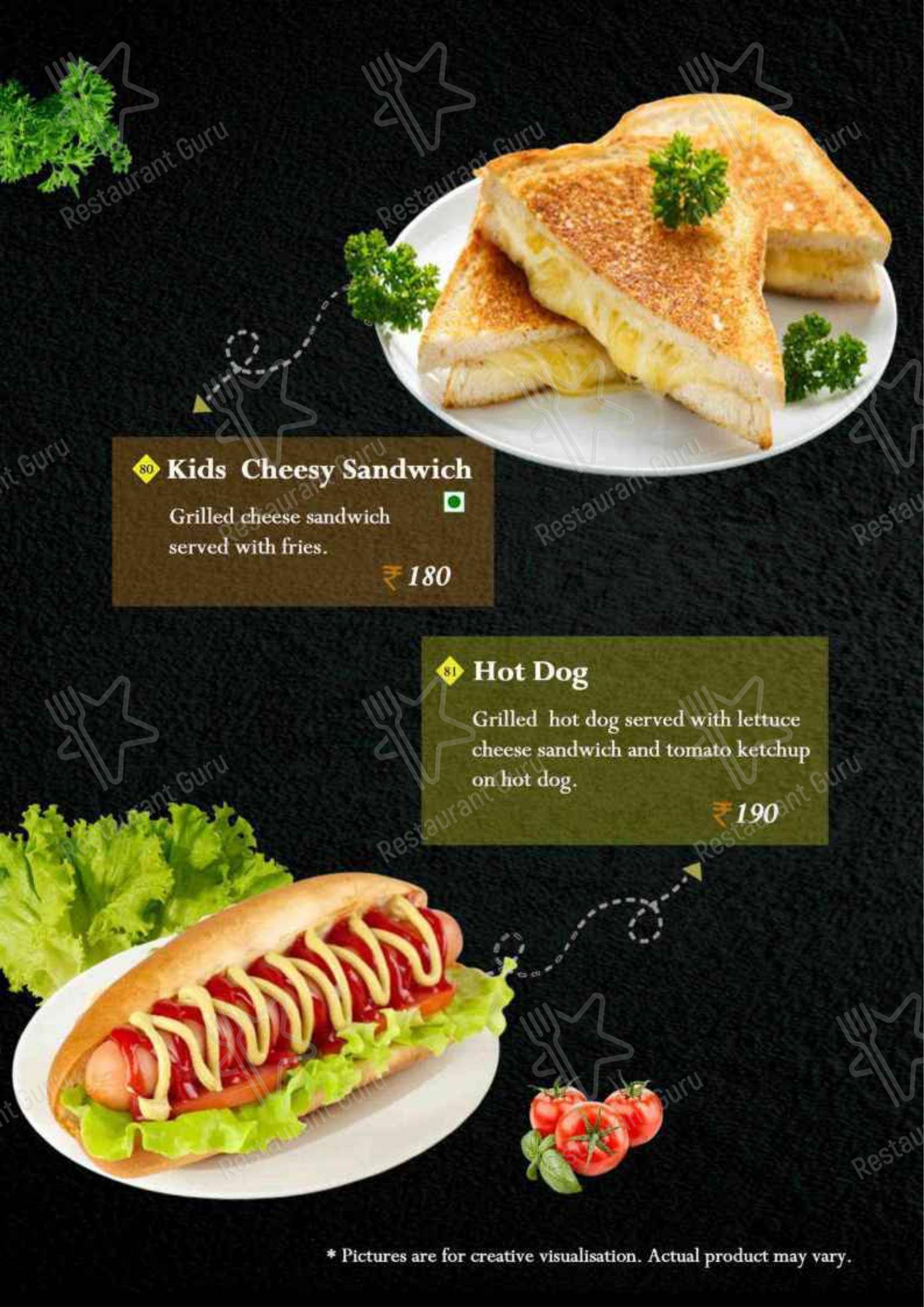 Коктейльная карта for the Besto Bakes Cakes Cafe cafe