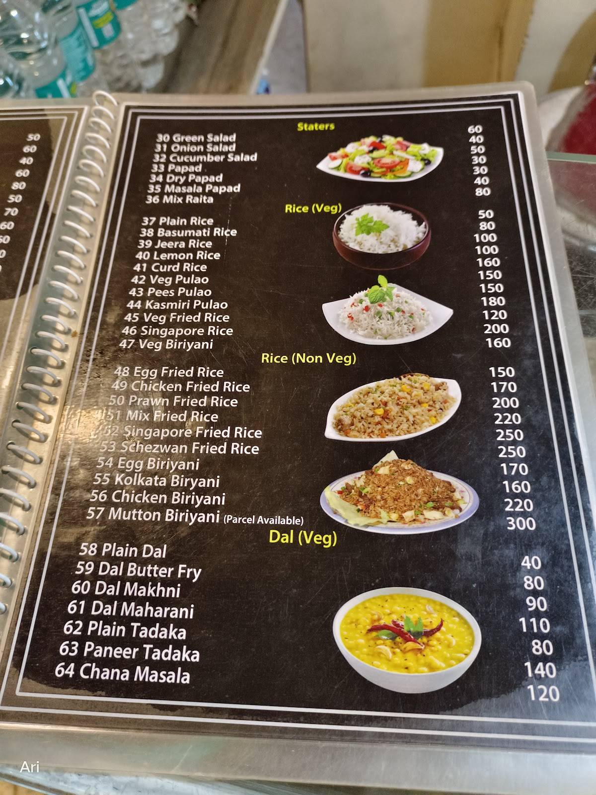 BigBoss Restaurant menu