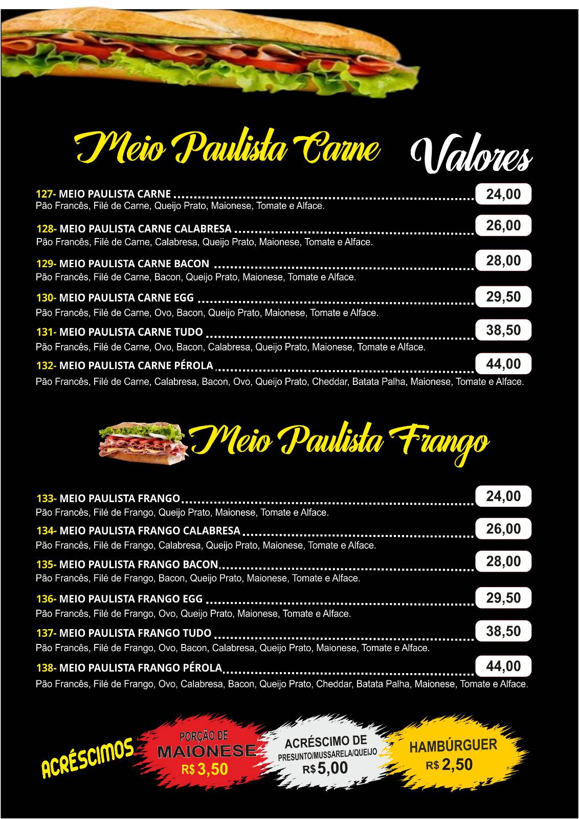 Pizzaria perola cardápio