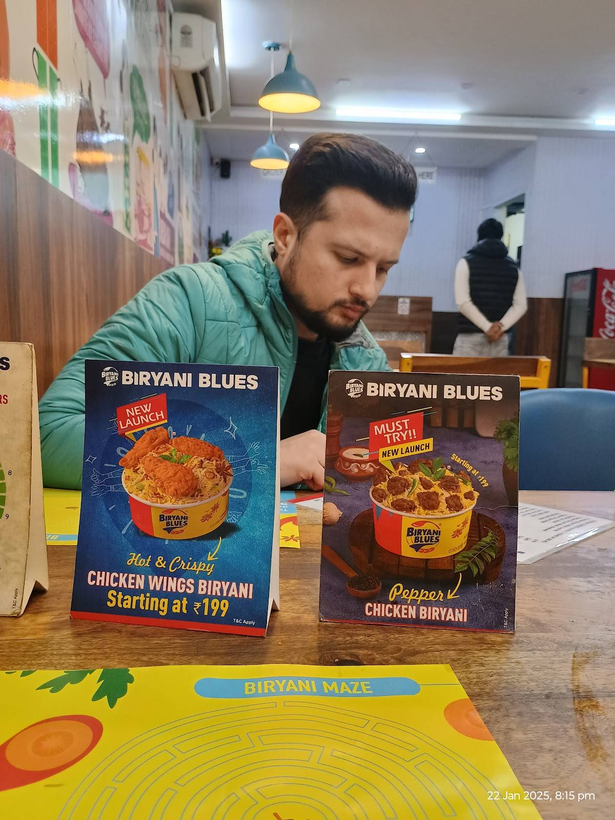 Biryani Blues menu