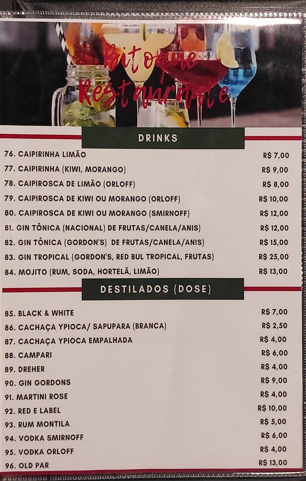Bitoque - Restaurante Português cardápio
