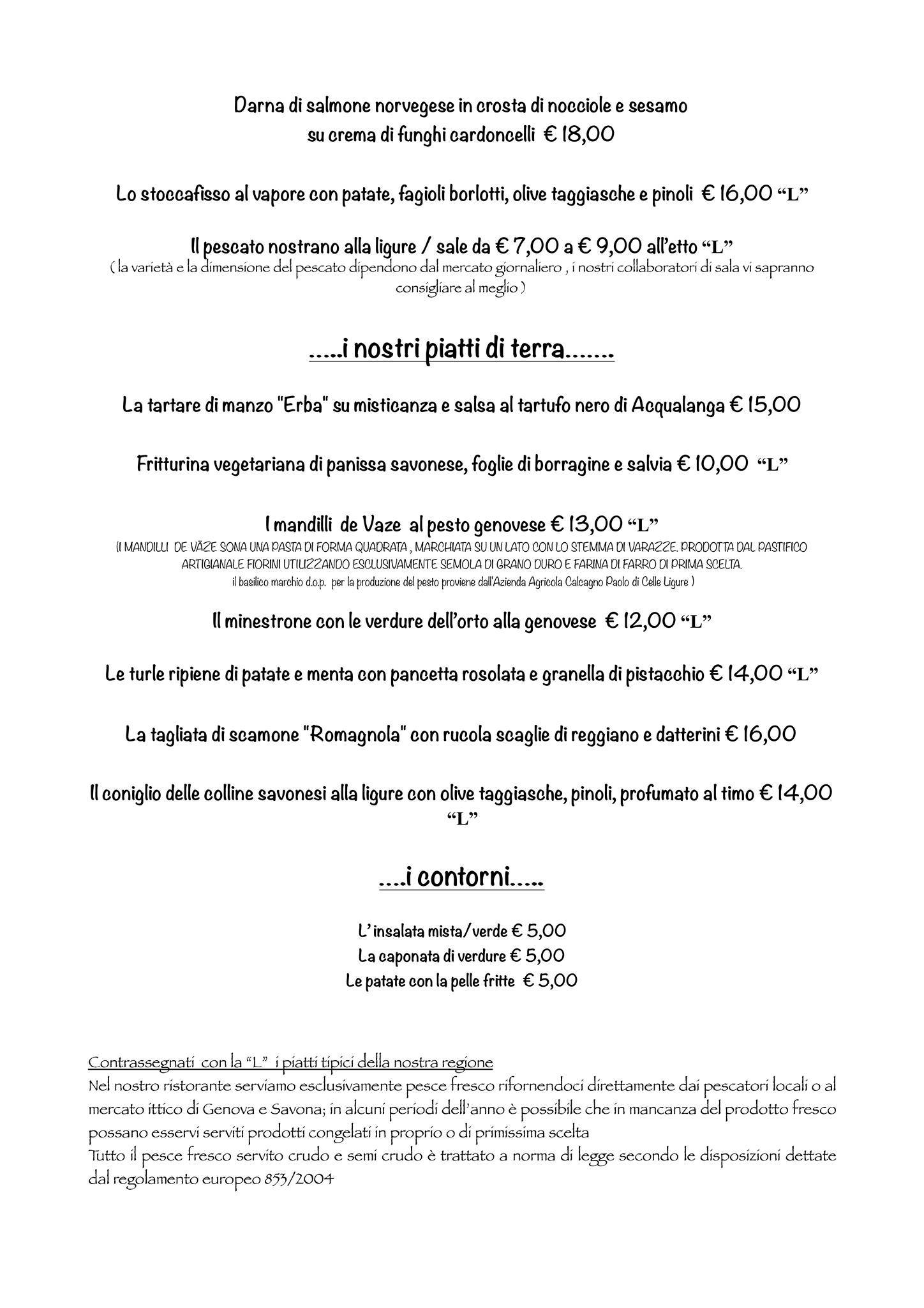Menu di Boma 
