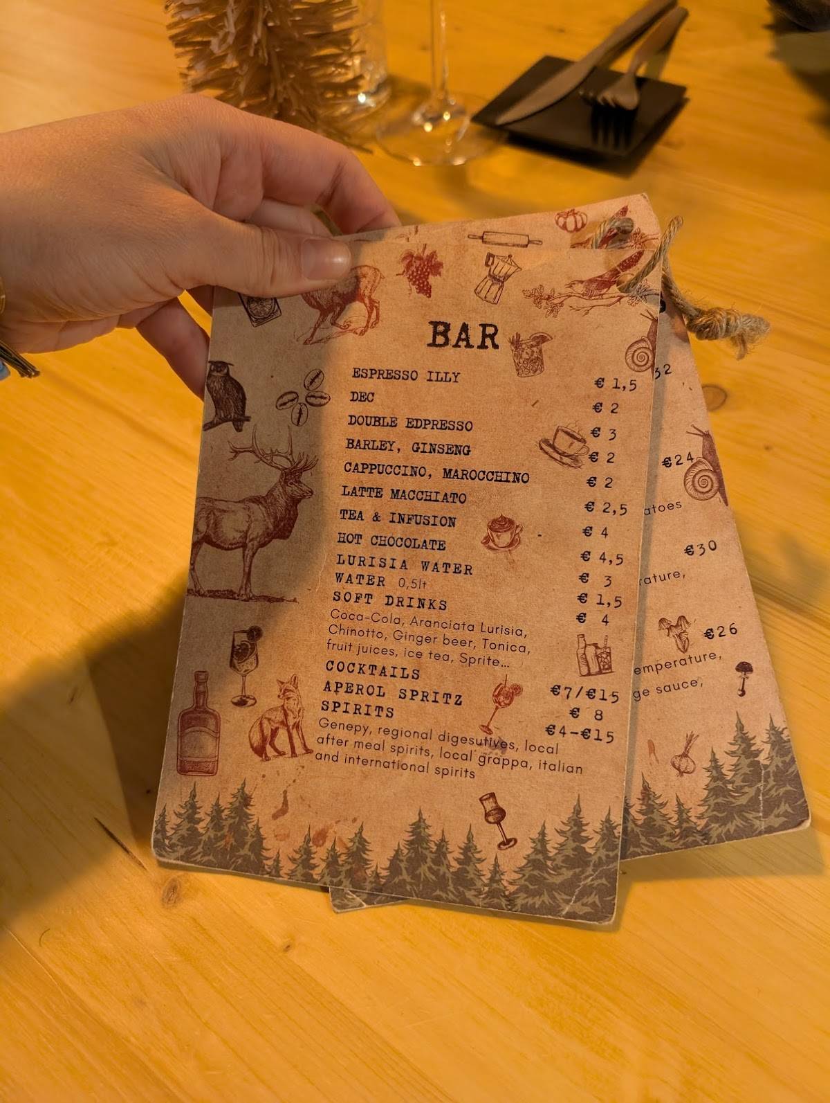 Menu di Lo Barbaboque Ristrò 