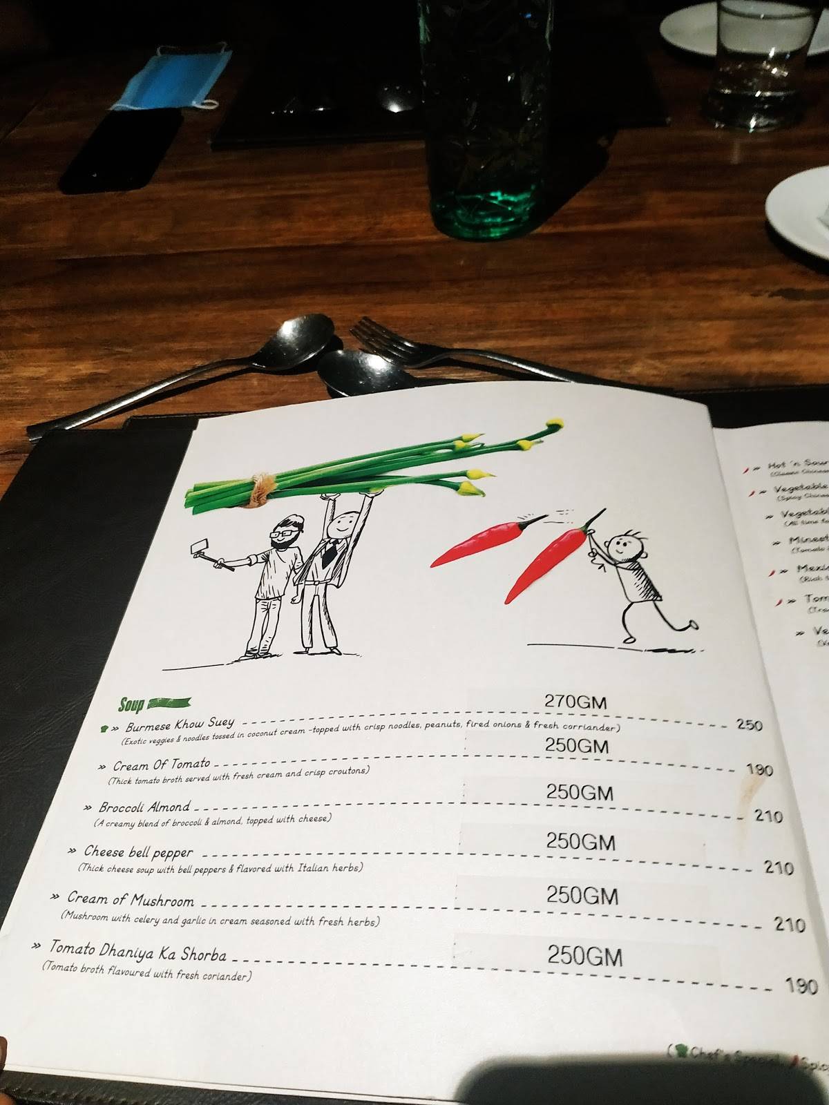 Brick Kitchen Restaurant menu