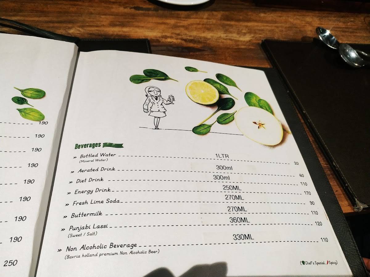 Brick Kitchen Restaurant menu