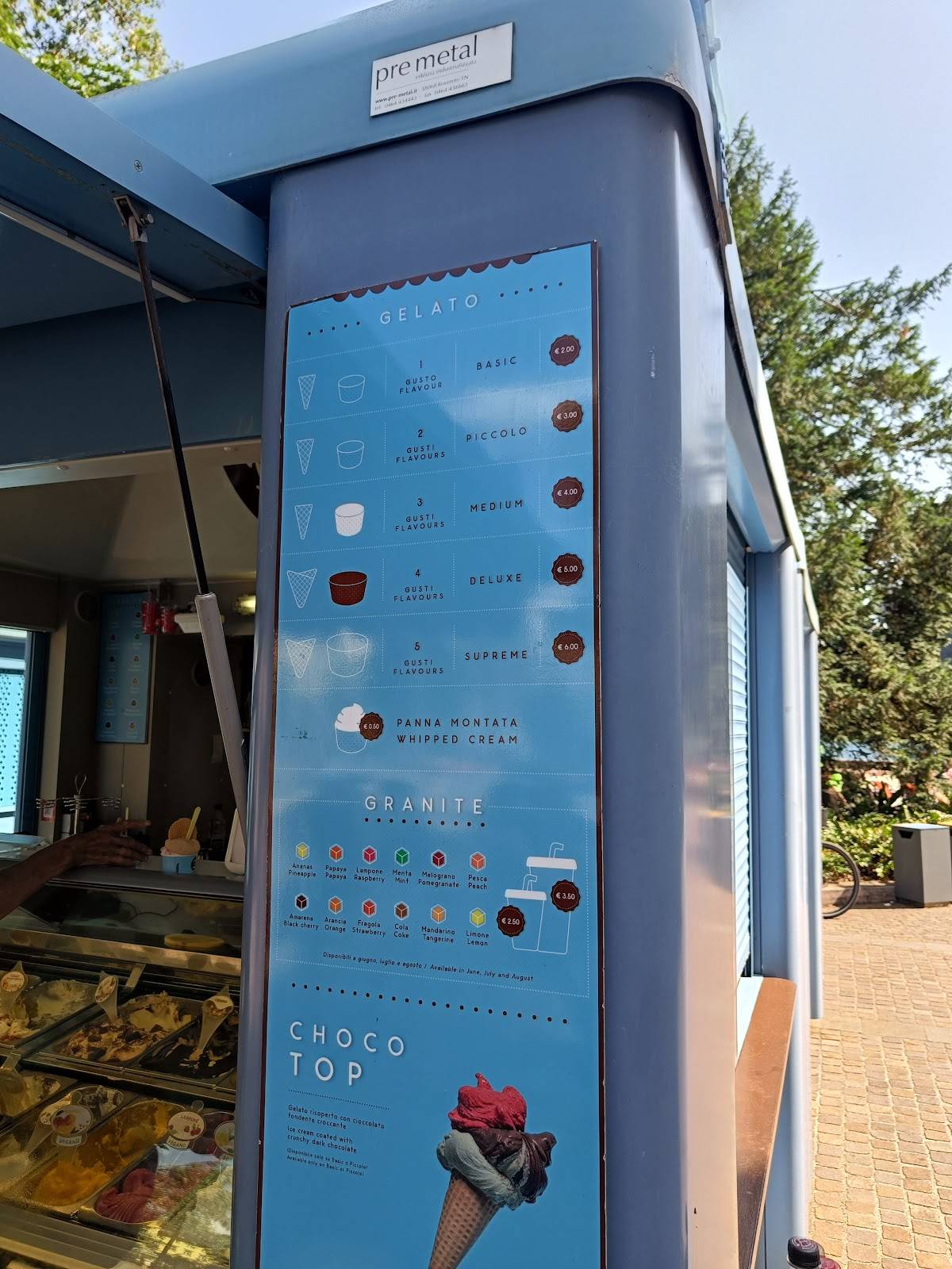 Menu di Brolio Ice Cream 