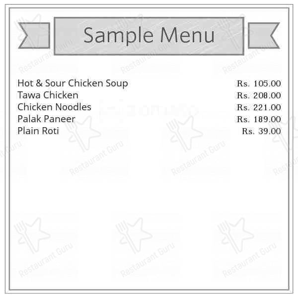 Budd Teaser menu